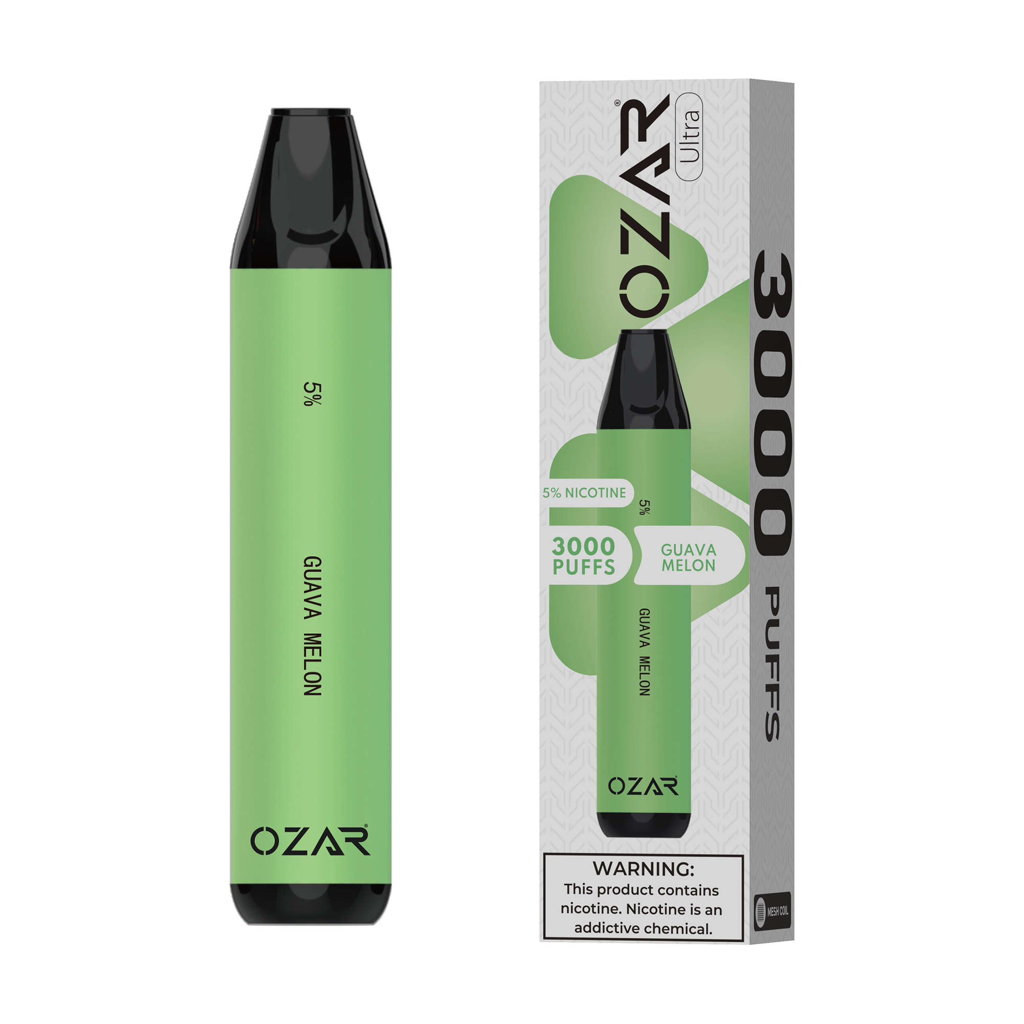 Ozar Ultra Disposable Vape Guava Melon 3000 Puffs